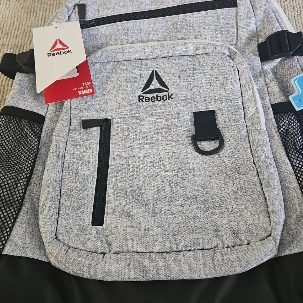Reebok‎ Kaiser Laptop Backpack Light Heather Gray 18”